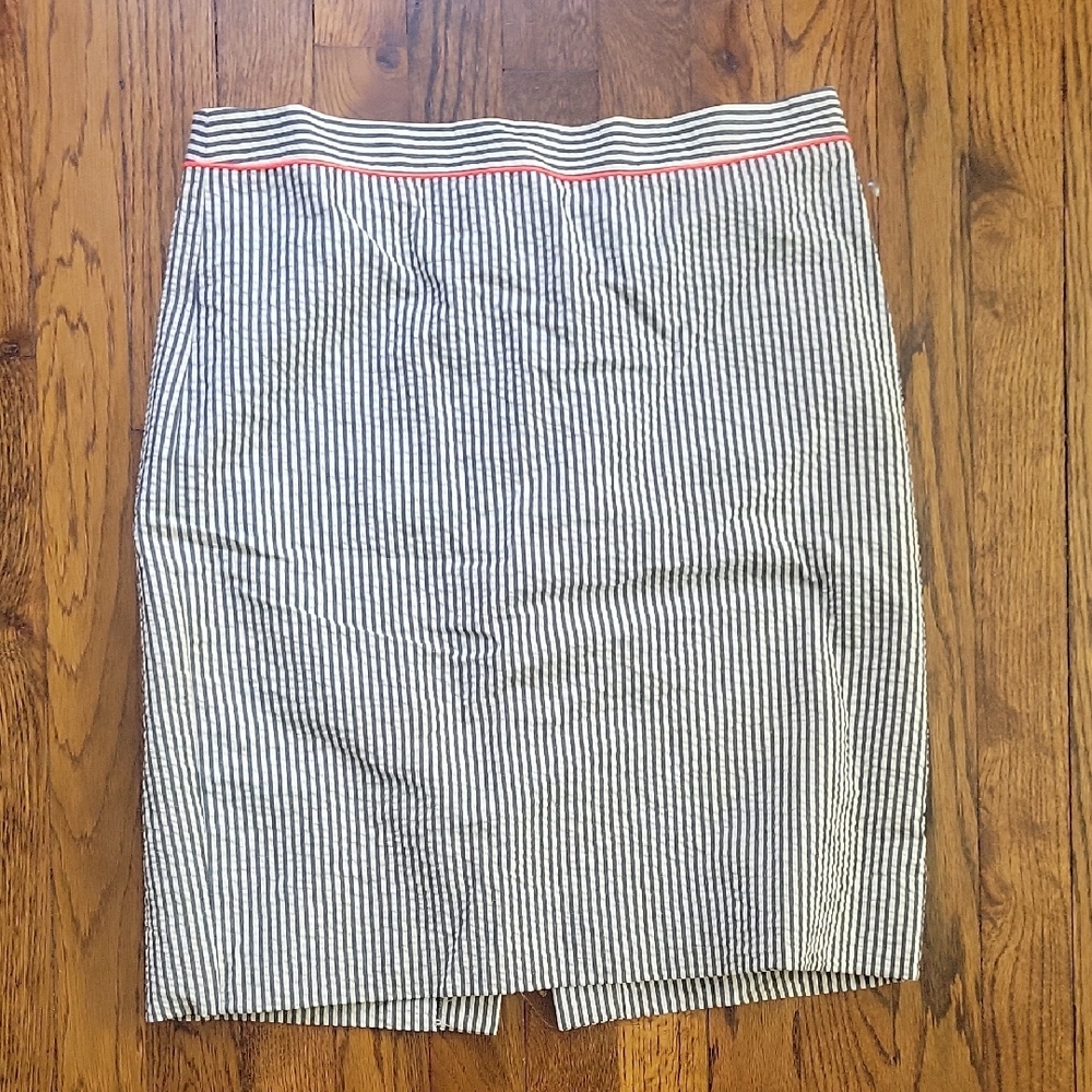 J. Crew Seersucker Style Skirt